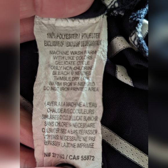 PGA Tour Mens Golf Size Extra Large Blue And White Striped Airflux Top - Picture 5 of 6